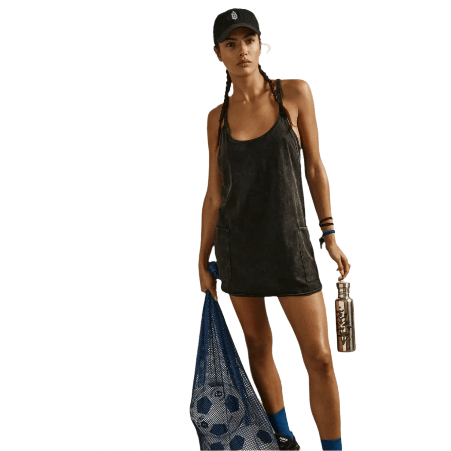 FP Movement 02. WOMENS APPAREL - WOMENS DRESS|SKIRT - WOMENS DRESS ACTIVE Women's Hot Shot Mini Dress 0010 BLACK