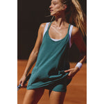 FP Movement 02. WOMENS APPAREL - WOMENS DRESS|SKIRT - WOMENS DRESS ACTIVE Women's Hot Shot Mini Dress 0052 GUNMETAL