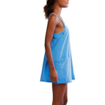 FP Movement 02. WOMENS APPAREL - WOMENS DRESS|SKIRT - WOMENS DRESS ACTIVE Women's Hot Shot Mini Dress 4415 DENIM BLUE