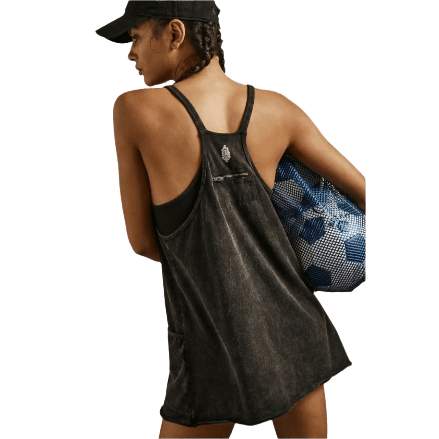 FP Movement 02. WOMENS APPAREL - WOMENS DRESS|SKIRT - WOMENS DRESS ACTIVE Women's Hot Shot Mini Dress 0010 BLACK