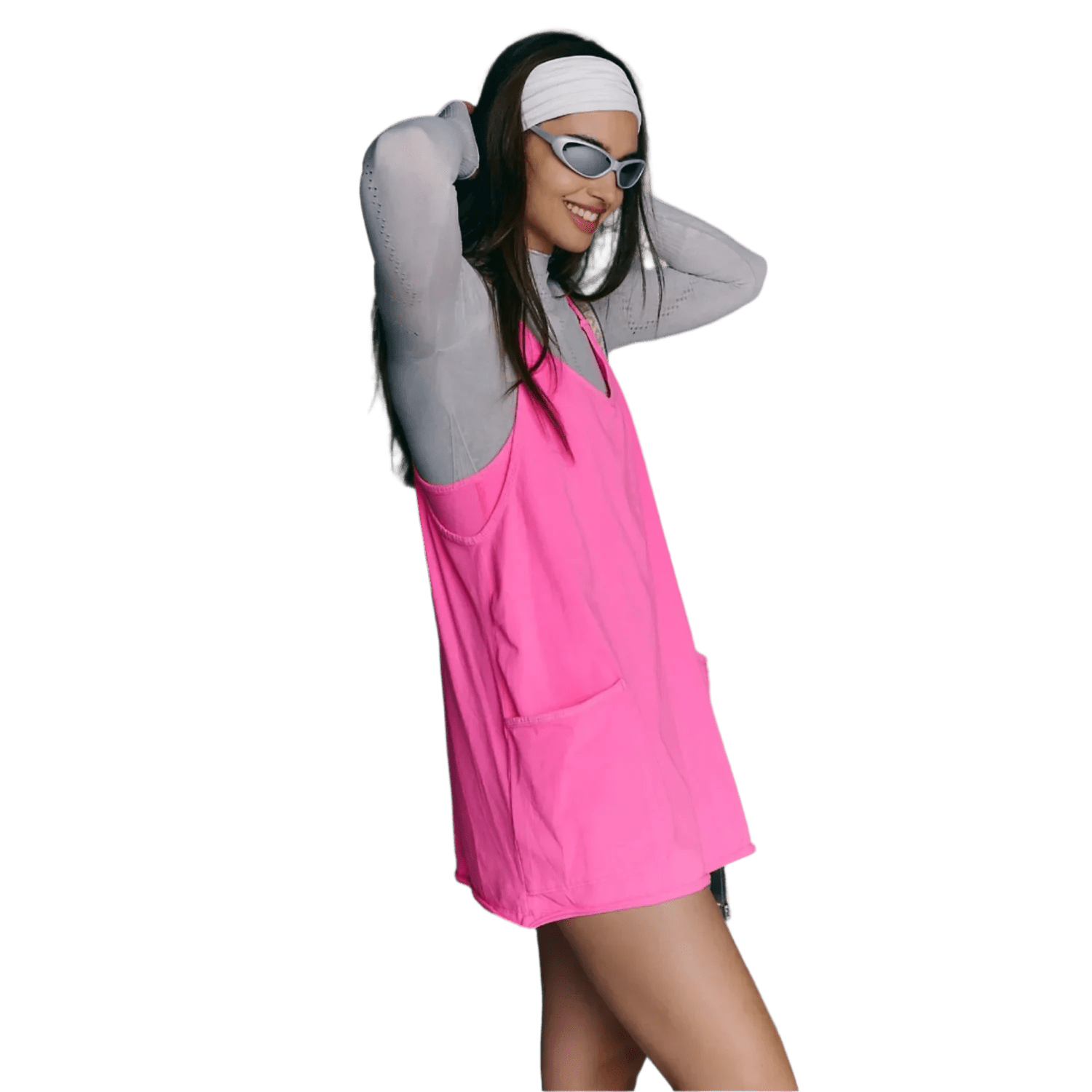 FP Movement 02. WOMENS APPAREL - WOMENS DRESS|SKIRT - WOMENS DRESS ACTIVE Women's Hot Shot Mini Dress 6603 HOT PINK