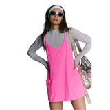 FP Movement 02. WOMENS APPAREL - WOMENS DRESS|SKIRT - WOMENS DRESS ACTIVE Women's Hot Shot Mini Dress 6603 HOT PINK