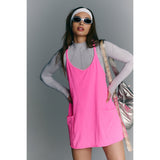 FP Movement 02. WOMENS APPAREL - WOMENS DRESS|SKIRT - WOMENS DRESS ACTIVE Women's Hot Shot Mini Dress 6603 HOT PINK