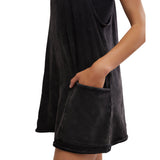 FP Movement 02. WOMENS APPAREL - WOMENS DRESS|SKIRT - WOMENS DRESS ACTIVE Women's Hot Shot Mini Dress 0010 BLACK