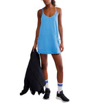 FP Movement 02. WOMENS APPAREL - WOMENS DRESS|SKIRT - WOMENS DRESS ACTIVE Women's Hot Shot Mini Dress 4415 DENIM BLUE