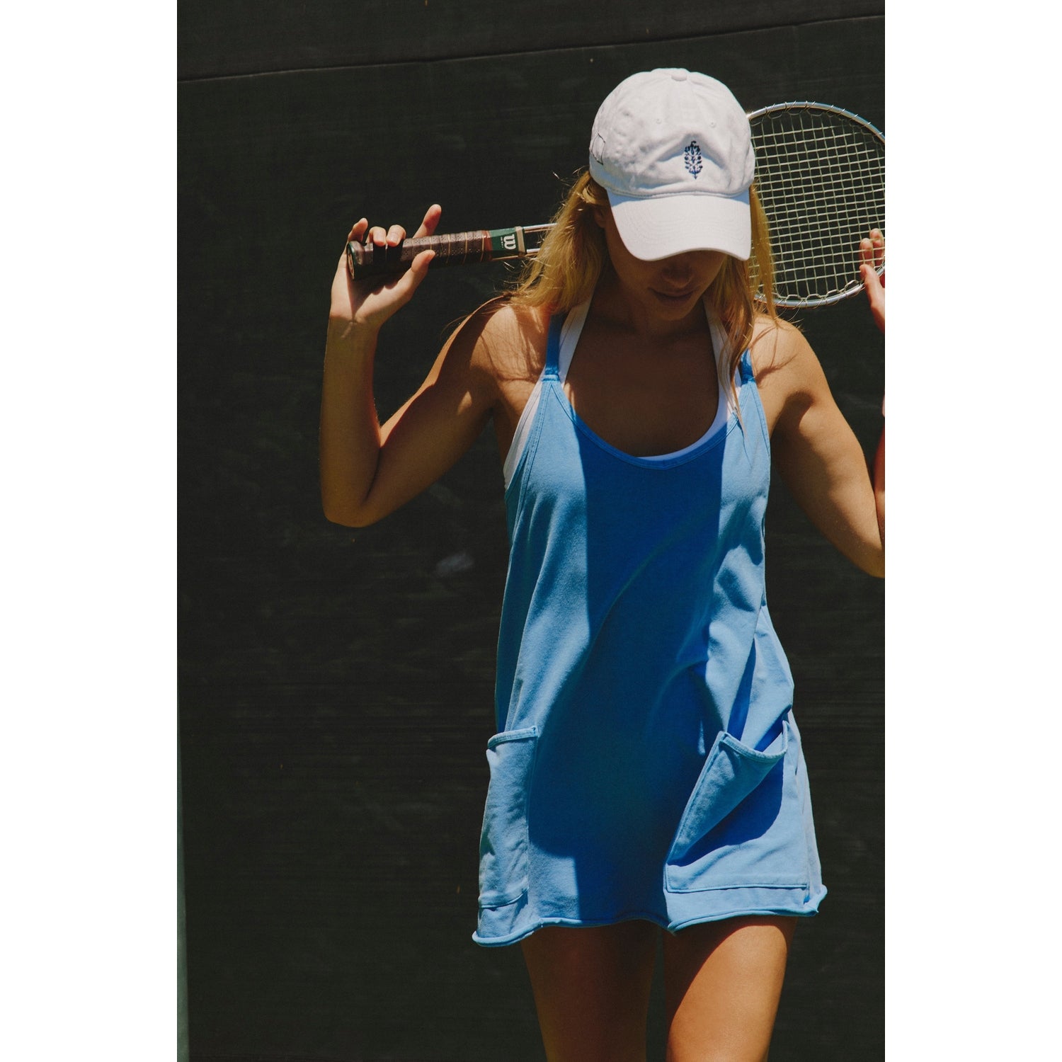 FP Movement 02. WOMENS APPAREL - WOMENS DRESS|SKIRT - WOMENS DRESS ACTIVE Women's Hot Shot Mini Dress 4415 DENIM BLUE