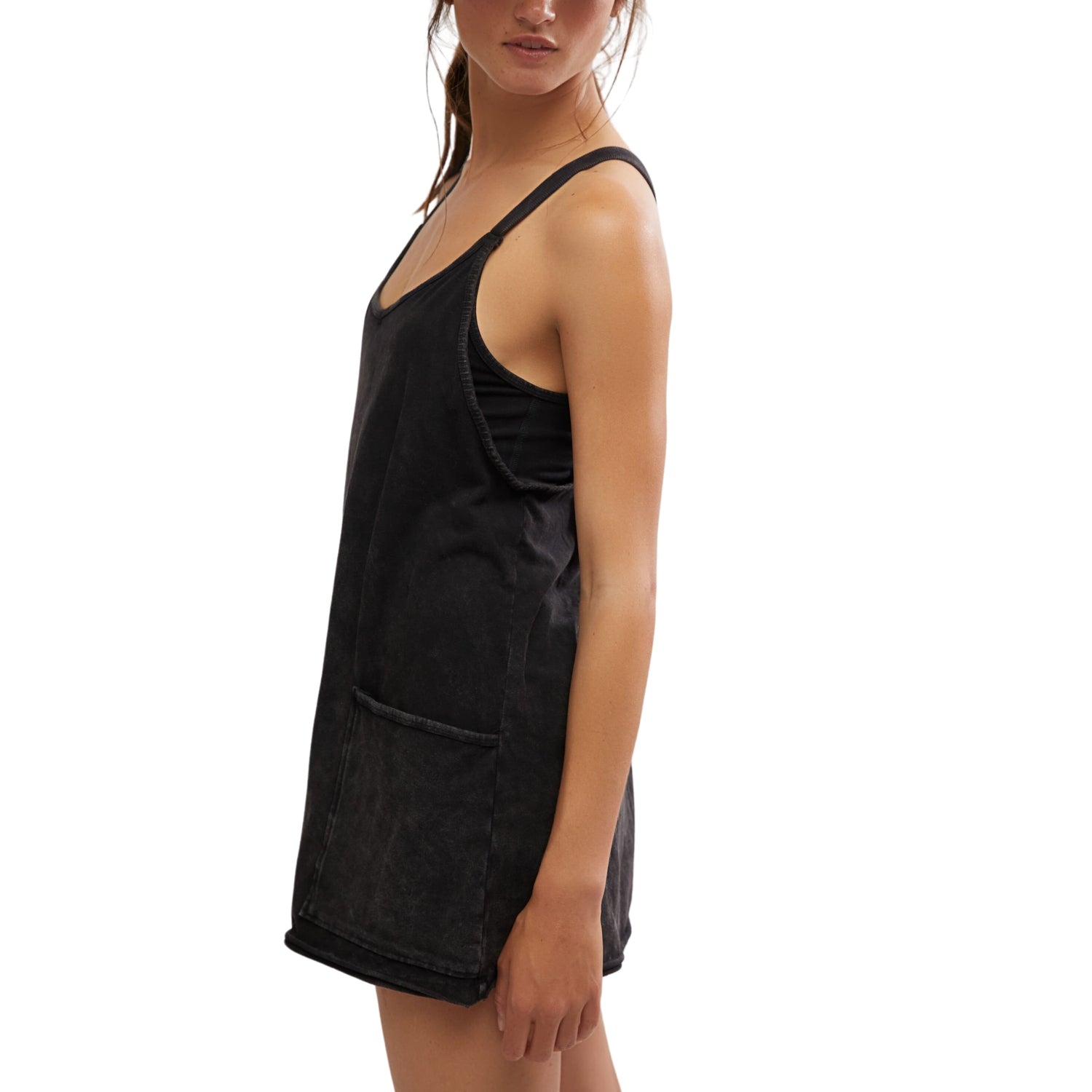 FP Movement 02. WOMENS APPAREL - WOMENS DRESS|SKIRT - WOMENS DRESS ACTIVE Women's Hot Shot Mini Dress 0010 BLACK