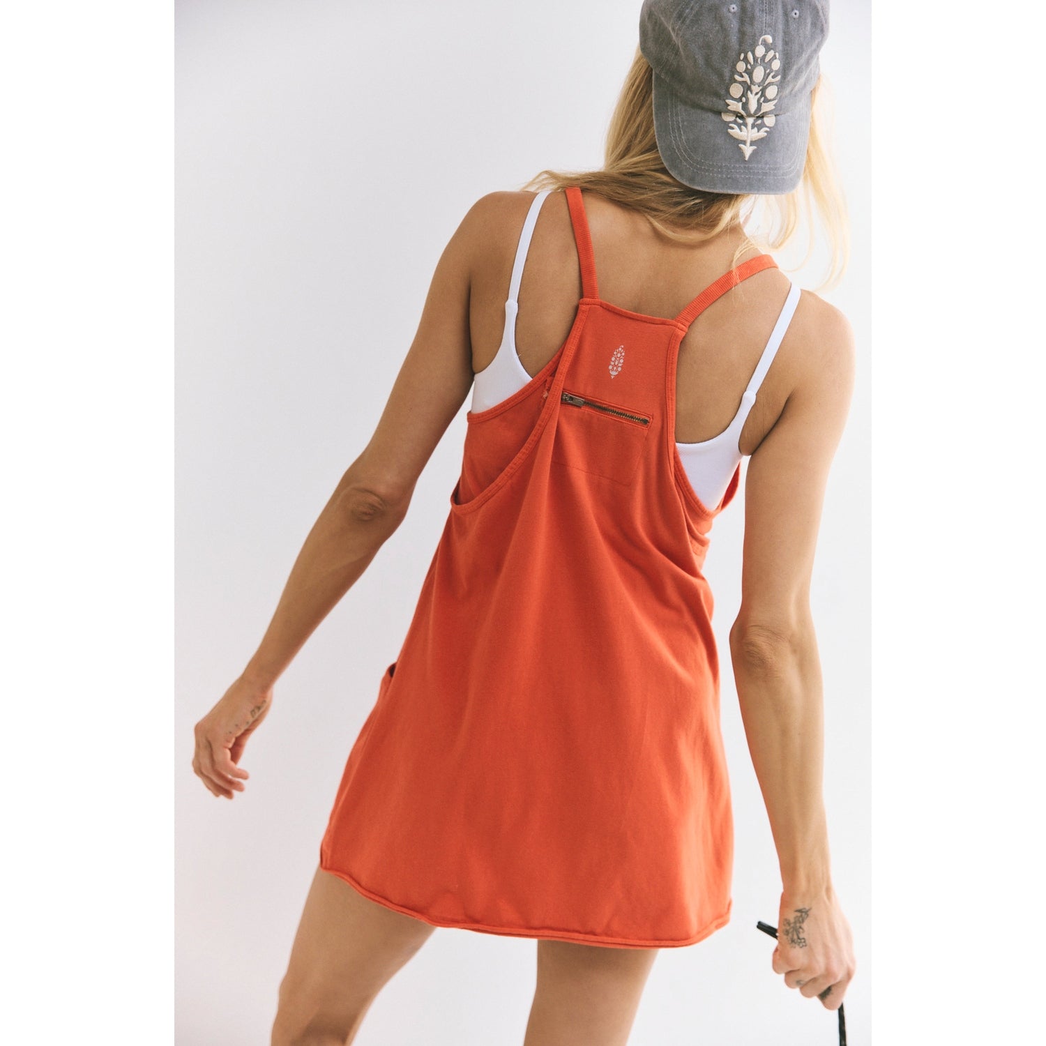 FP Movement 02. WOMENS APPAREL - WOMENS DRESS|SKIRT - WOMENS DRESS ACTIVE Women's Hot Shot Mini Dress 6015 SCARLET RED