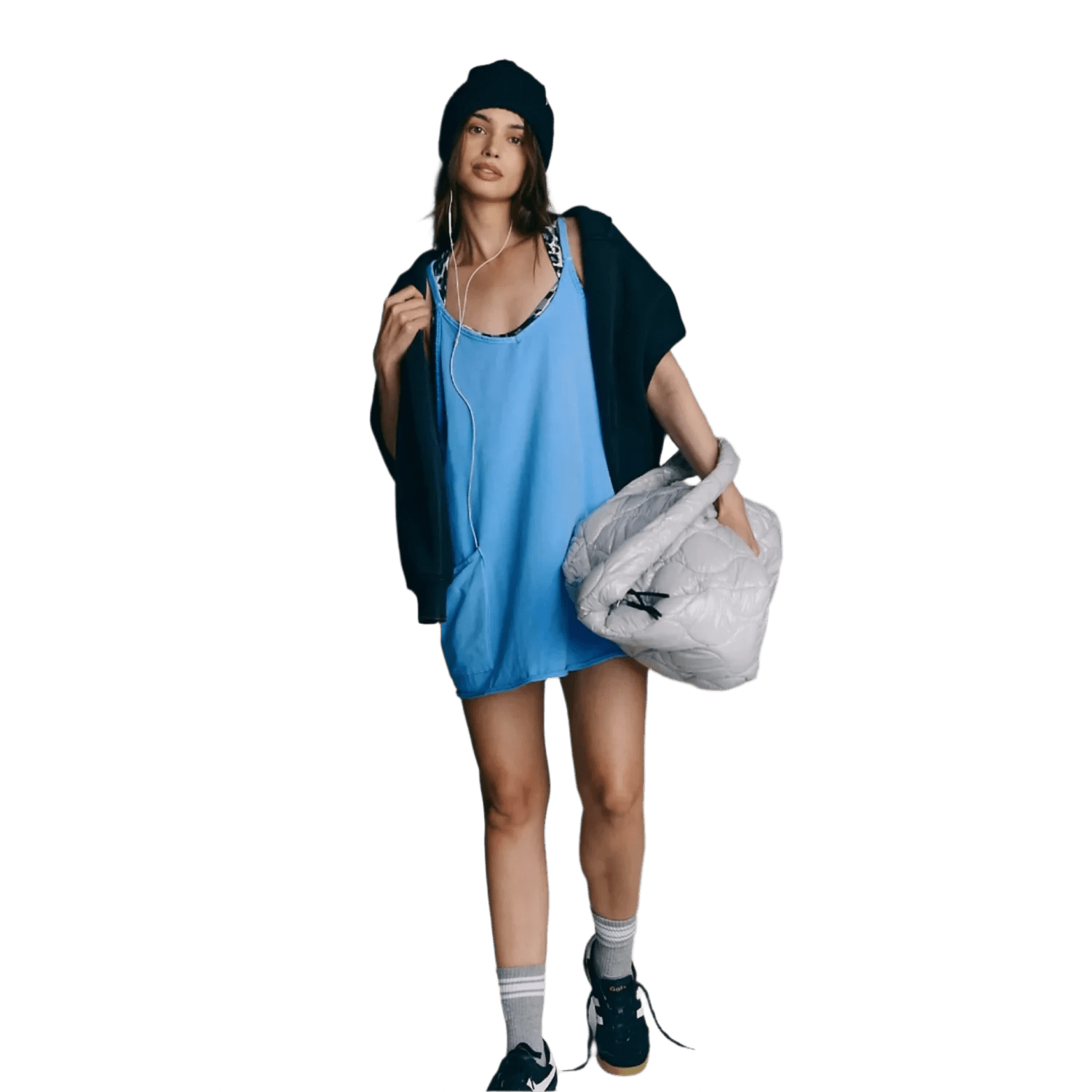 FP Movement 02. WOMENS APPAREL - WOMENS DRESS|SKIRT - WOMENS DRESS ACTIVE Women's Hot Shot Mini Dress 2224 BLUEBERRY