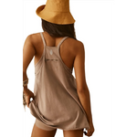 FP Movement 02. WOMENS APPAREL - WOMENS DRESS|SKIRT - WOMENS DRESS ACTIVE Women's Hot Shot Mini Dress 2224 MOCHA LATTE