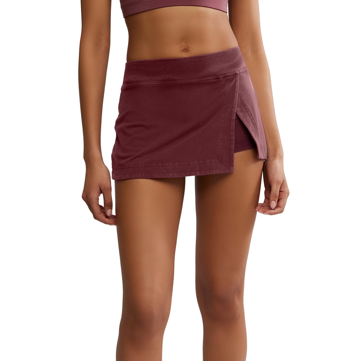 FP Movement 02. WOMENS APPAREL - WOMENS DRESS|SKIRT - WOMENS SKIRT ACTIVE Women's Hot Shot Mini Skort 2204 CLOVE