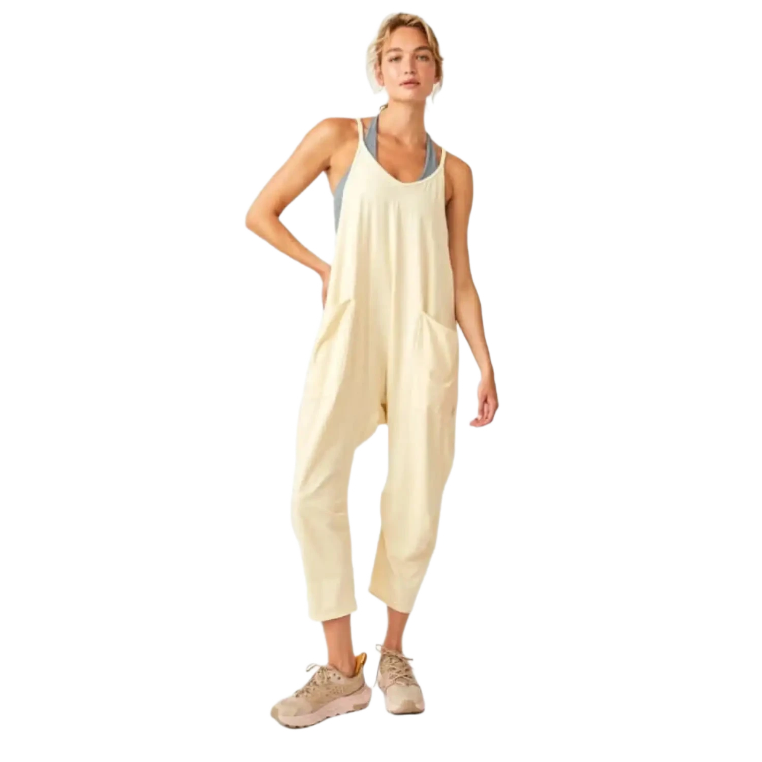 FP Movement 02. WOMENS APPAREL - WOMENS DRESS|SKIRT - WOMENS JUMPERS Women's Hot Shot Onesie 1157 BANANA