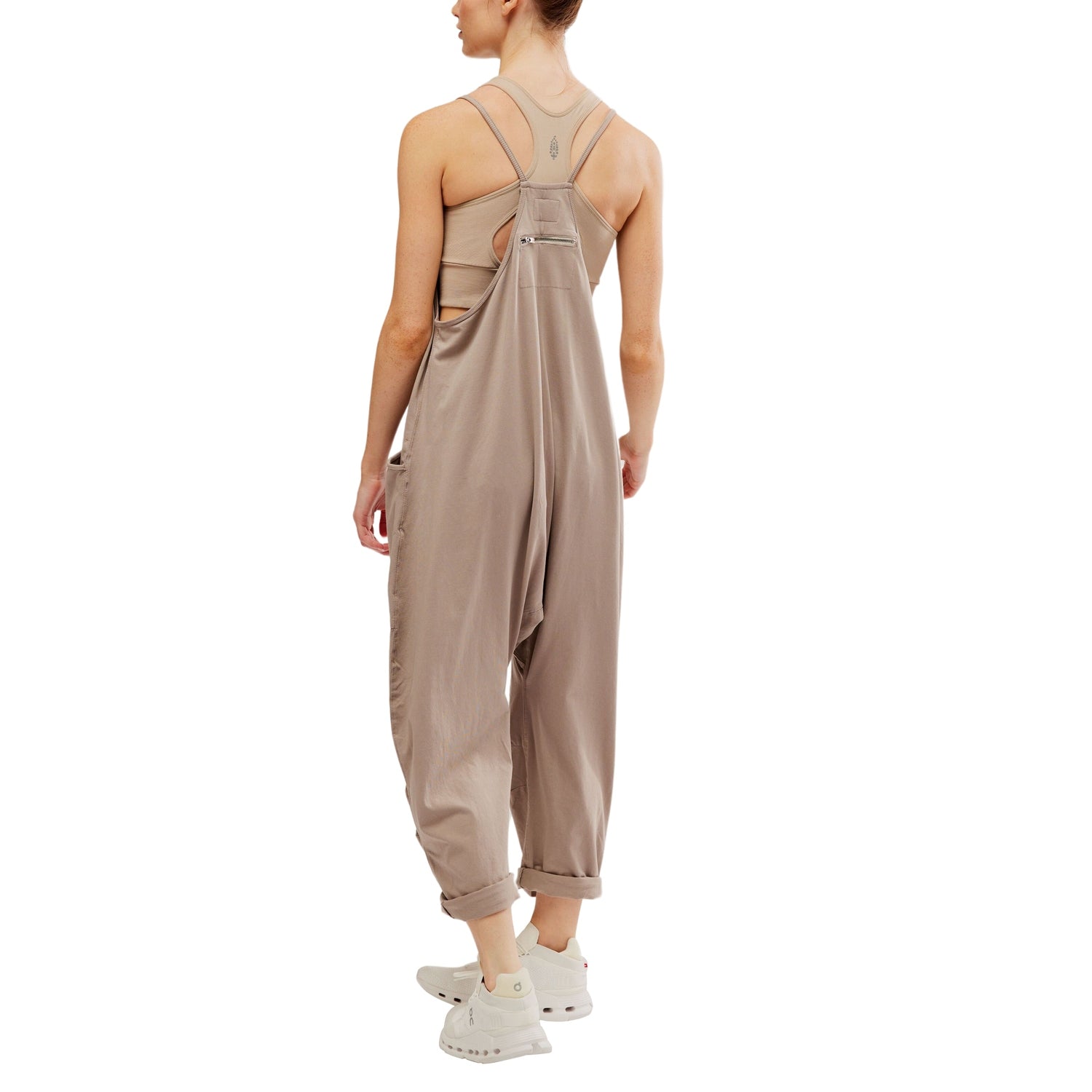 FP Movement 02. WOMENS APPAREL - WOMENS DRESS|SKIRT - WOMENS JUMPERS Women's Hot Shot Onesie MOCHA LATTE