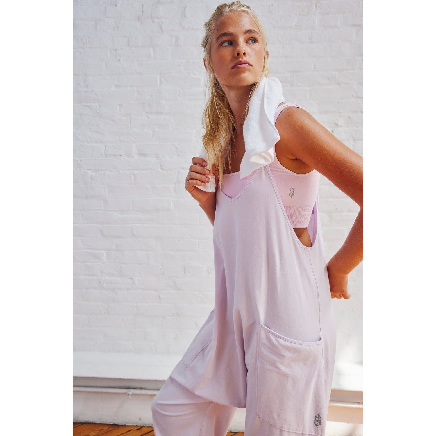 FP Movement 02. WOMENS APPAREL - WOMENS DRESS|SKIRT - WOMENS JUMPERS Women's Hot Shot Onesie 6253 ROSE QUARTZ