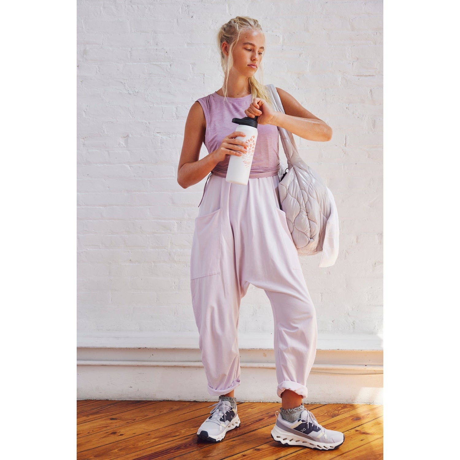 FP Movement 02. WOMENS APPAREL - WOMENS DRESS|SKIRT - WOMENS JUMPERS Women's Hot Shot Onesie 6253 ROSE QUARTZ