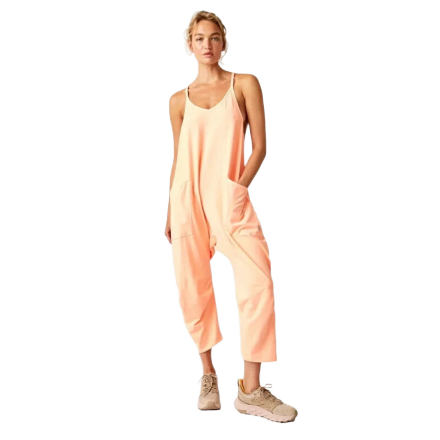 FP Movement 02. WOMENS APPAREL - WOMENS DRESS|SKIRT - WOMENS JUMPERS Women's Hot Shot Onesie 8079 MELON