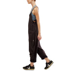 FP Movement 02. WOMENS APPAREL - WOMENS DRESS|SKIRT - WOMENS JUMPERS Women's Hot Shot Onesie WASHED BLACK