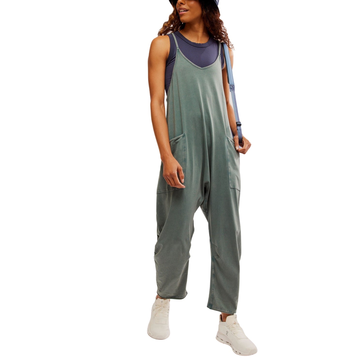 FP Movement 02. WOMENS APPAREL - WOMENS DRESS|SKIRT - WOMENS JUMPERS Women's Hot Shot Onesie MIDNIGHT JADE
