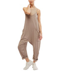 FP Movement 02. WOMENS APPAREL - WOMENS DRESS|SKIRT - WOMENS JUMPERS Women's Hot Shot Onesie MOCHA LATTE