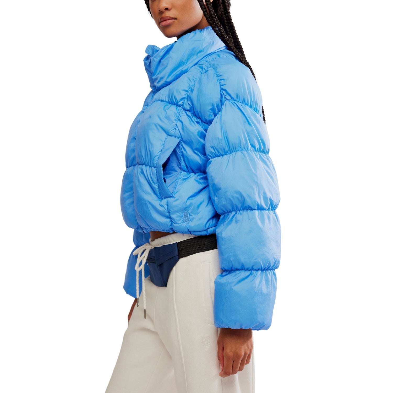 FP Movement 02. WOMENS APPAREL - WOMENS JACKETS - WOMENS JACKETS INSULATED Women's In A Bubble Puffer Jacket 5102 RIVERA BLUE