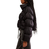 FP Movement 02. WOMENS APPAREL - WOMENS JACKETS - WOMENS JACKETS INSULATED Women's In A Bubble Puffer Jacket 0010 BLACK