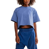 FP Movement 02. WOMENS APPAREL - WOMENS SS SHIRTS - WOMENS SS ACTIVE Women's Inspire Tee 4228 BLUE INDIGO