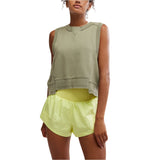 FP Movement 02. WOMENS APPAREL - WOMENS SS SHIRTS - WOMENS TANK ACTIVE Women's Intercept Tank 3304 SAGE STONE