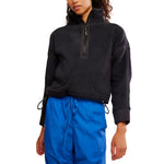 FP Movement 02. WOMENS APPAREL - WOMENS HOODIES|SWEATERS - WOMENS PO Q ZIP Women's Mountain High 1/2 Zip 0840 BLACK|BLACK COMBO