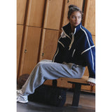FP Movement 02. WOMENS APPAREL - WOMENS HOODIES|SWEATERS - WOMENS PO Q ZIP Women's Mountain High 1/2 Zip 4405 NAVY COMBO