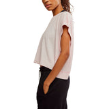 FP Movement 02. WOMENS APPAREL - WOMENS SS SHIRTS - WOMENS SS ACTIVE Women's My Time Tee 6148 POWDER PINK