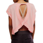 FP Movement 02. WOMENS APPAREL - WOMENS SS SHIRTS - WOMENS SS ACTIVE Women's My Time Tee 6164 FRUIT PUNCH