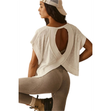 FP Movement 02. WOMENS APPAREL - WOMENS SS SHIRTS - WOMENS SS ACTIVE Women's My Time Tee 1100 WHITE