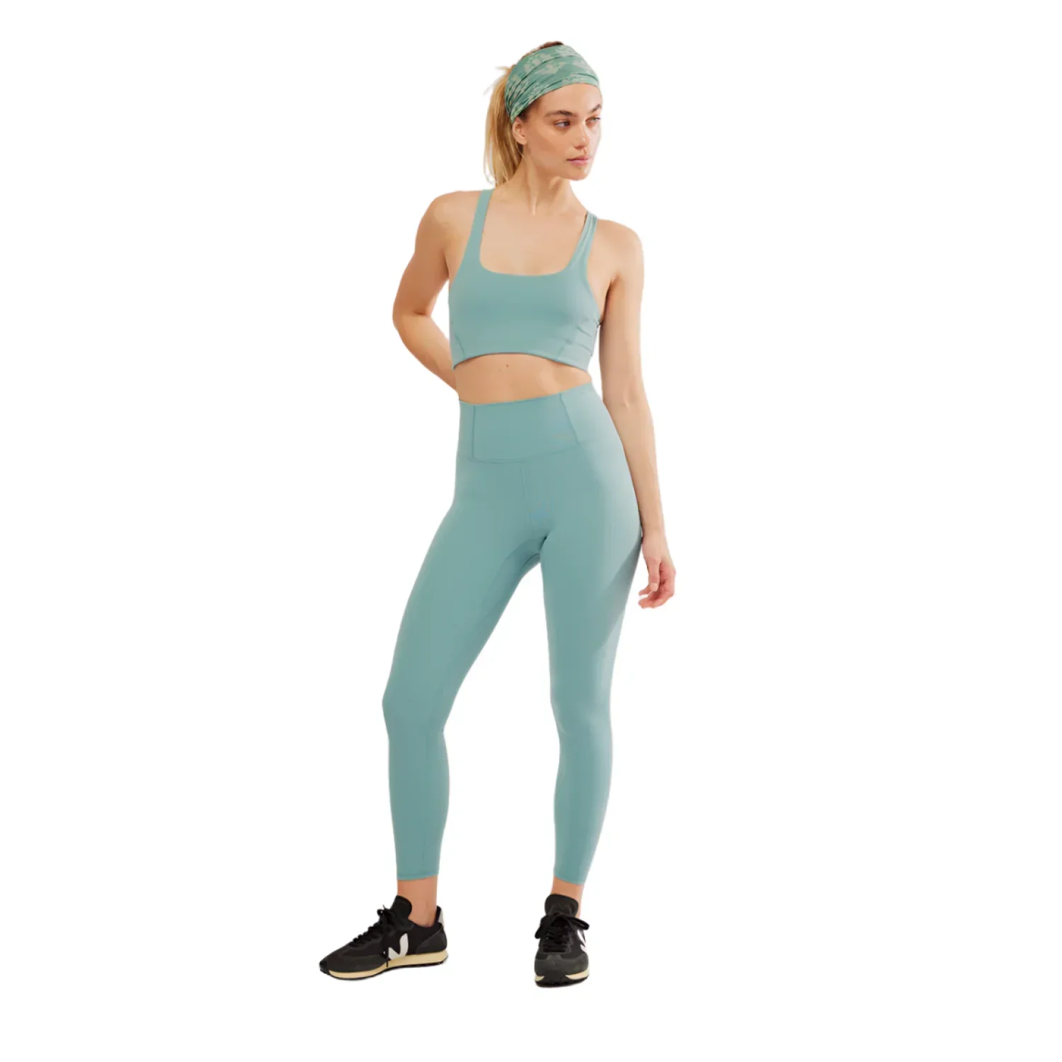 FP Movement 02. WOMENS APPAREL - WOMENS PANTS - WOMENS PANTS LEGGINGS Women's Never Better Leggings 3318 EUCALYPTUS