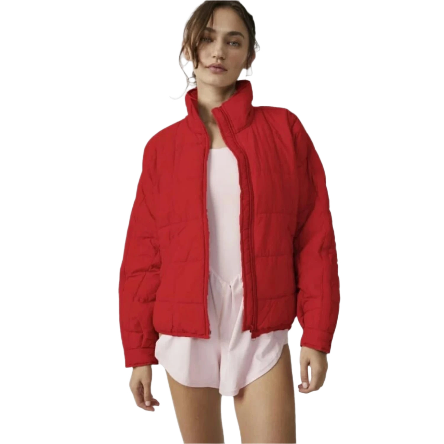 FP Movement 02. WOMENS APPAREL - WOMENS JACKETS - WOMENS JACKETS INSULATED Women's Pippa Packable Puffer Jacket 6625 POPPY RED