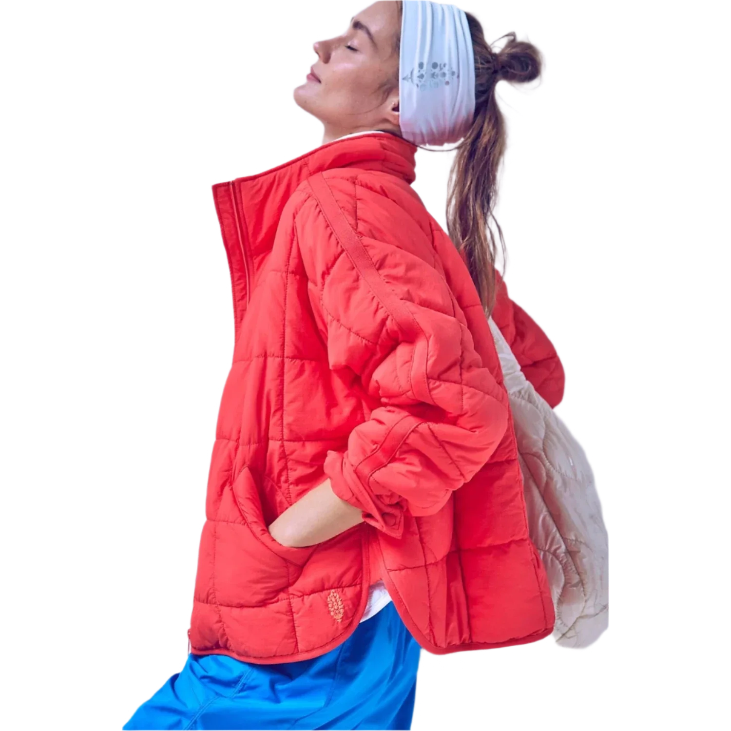 FP Movement 02. WOMENS APPAREL - WOMENS JACKETS - WOMENS JACKETS INSULATED Women's Pippa Packable Puffer Jacket 6625 POPPY RED