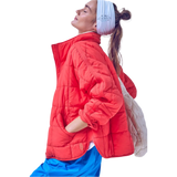 FP Movement 02. WOMENS APPAREL - WOMENS JACKETS - WOMENS JACKETS INSULATED Women's Pippa Packable Puffer Jacket 6625 POPPY RED