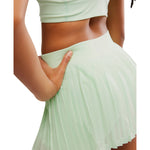 FP Movement 02. WOMENS APPAREL - WOMENS DRESS|SKIRT - WOMENS SKIRT ACTIVE Women's Rally Ruffle Mini Skirt 3318 PISTACHIO