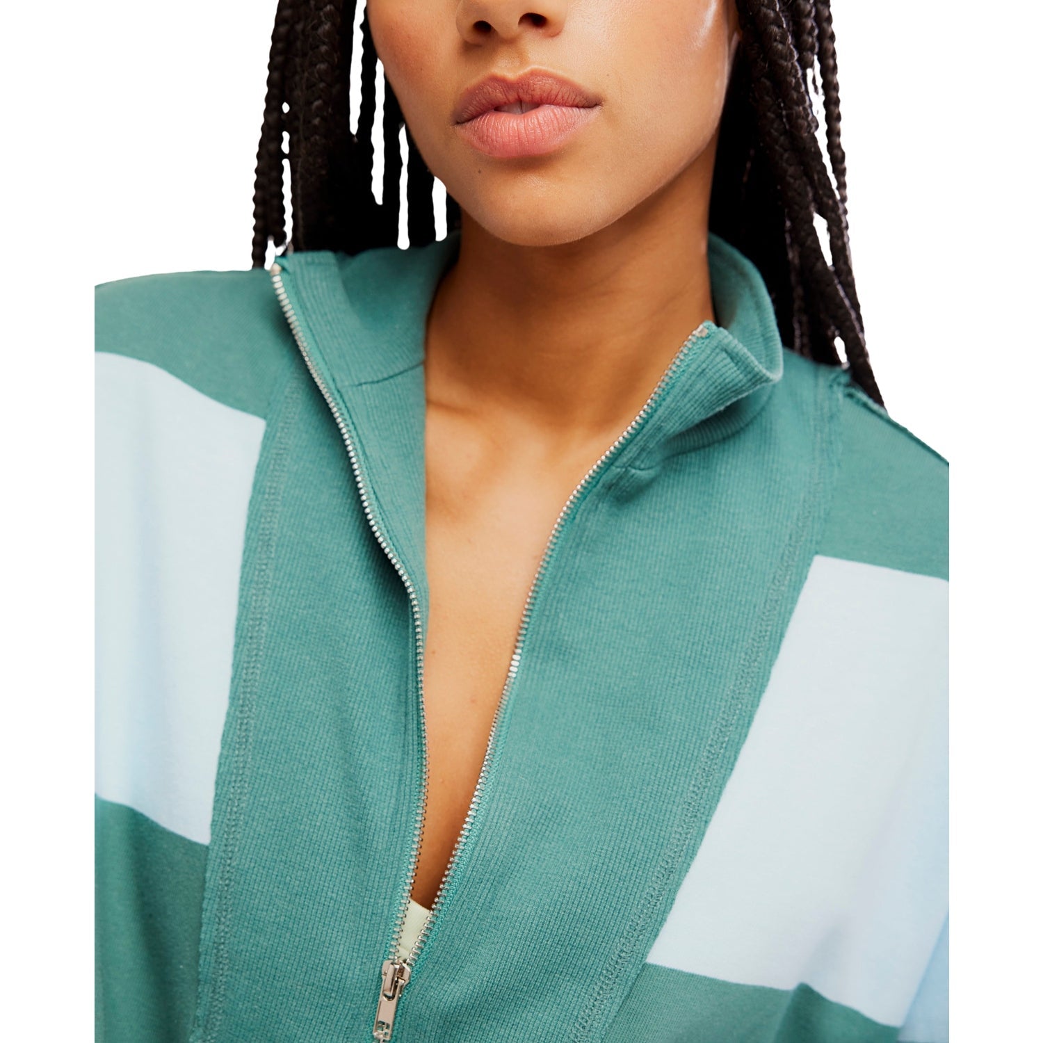 FP Movement 02. WOMENS APPAREL - WOMENS DRESS|SKIRT - WOMENS JUMPERS Women's Retro Rugby Set 3022 HERITAGE GREEN COMBO