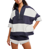 FP Movement 02. WOMENS APPAREL - WOMENS DRESS|SKIRT - WOMENS JUMPERS Women's Retro Rugby Set 4405 MIDNIGHT NAVY COMBO