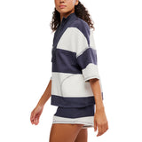 FP Movement 02. WOMENS APPAREL - WOMENS DRESS|SKIRT - WOMENS JUMPERS Women's Retro Rugby Set 3022 HERITAGE GREEN COMBO