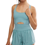 FP Movement 02. WOMENS APPAREL - WOMENS DRESS|SKIRT - WOMENS JUMPERS Women's Righteous Runsie 3318 EUCALYPTUS