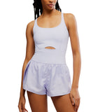 FP Movement 02. WOMENS APPAREL - WOMENS DRESS|SKIRT - WOMENS JUMPERS Women's Righteous Runsie 5003 IRIS