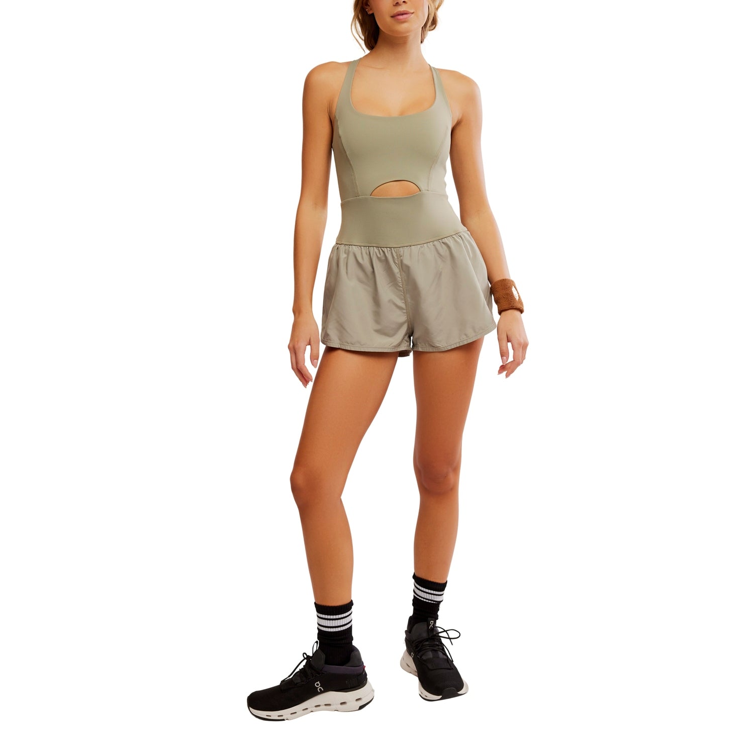 FP Movement 02. WOMENS APPAREL - WOMENS DRESS|SKIRT - WOMENS JUMPERS Women's Righteous Runsie 4452 SAGE STONE