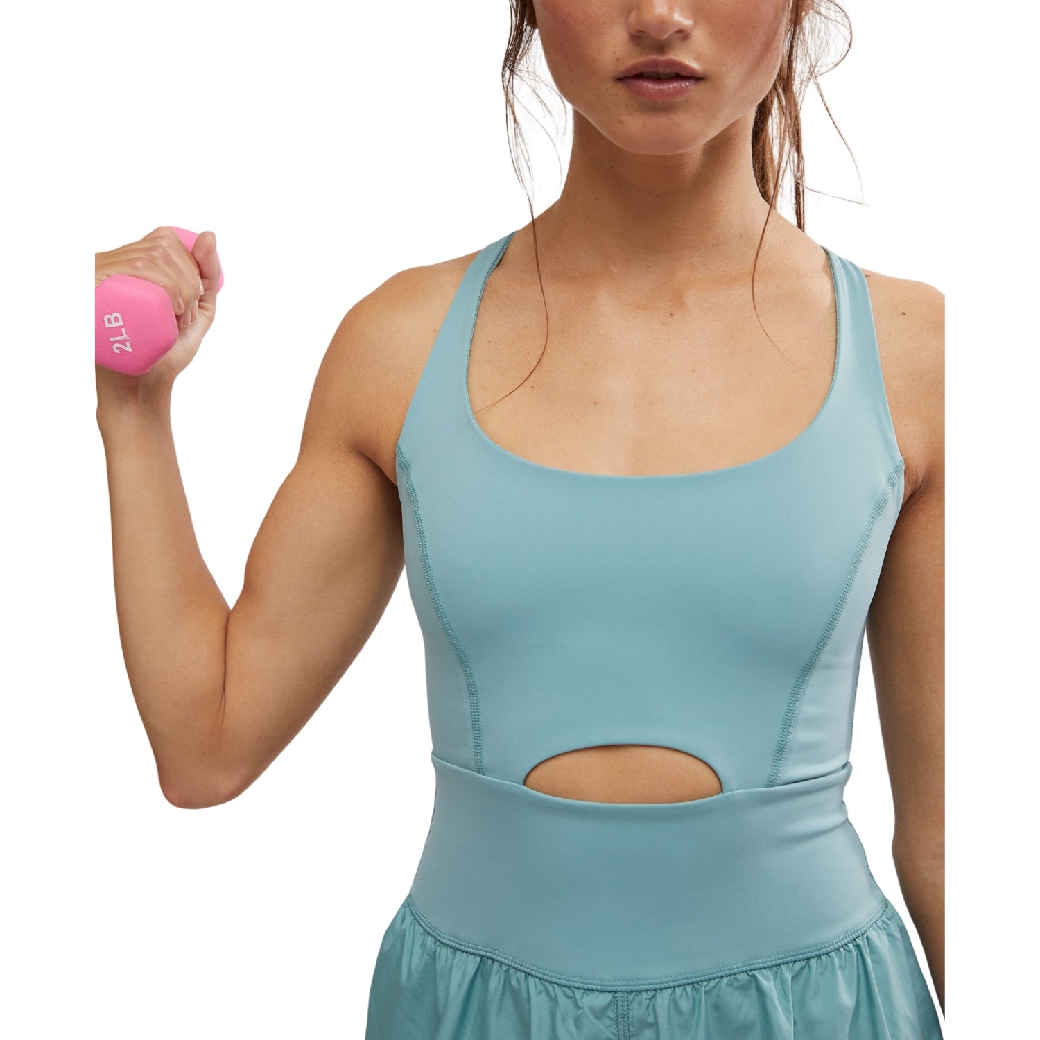 FP Movement 02. WOMENS APPAREL - WOMENS DRESS|SKIRT - WOMENS JUMPERS Women's Righteous Runsie 3318 EUCALYPTUS