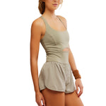 FP Movement 02. WOMENS APPAREL - WOMENS DRESS|SKIRT - WOMENS JUMPERS Women's Righteous Runsie 4452 SAGE STONE