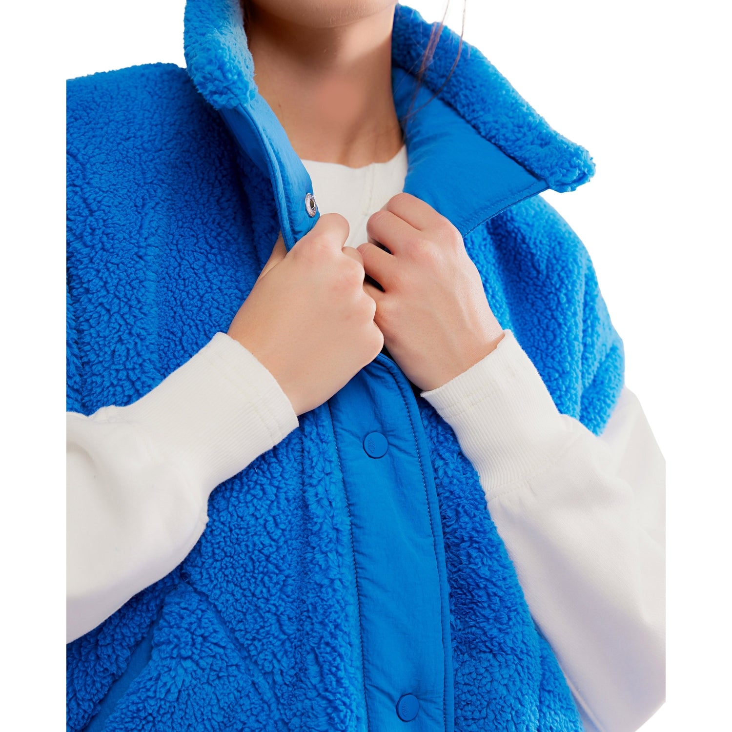 FP Movement 02. WOMENS APPAREL - WOMENS VEST - WOMENS VEST FLEECE Women's Scout It Out Fleece Vest 4269 LIGHT COBALT