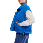 FP Movement 02. WOMENS APPAREL - WOMENS VEST - WOMENS VEST FLEECE Women's Scout It Out Fleece Vest 4269 LIGHT COBALT