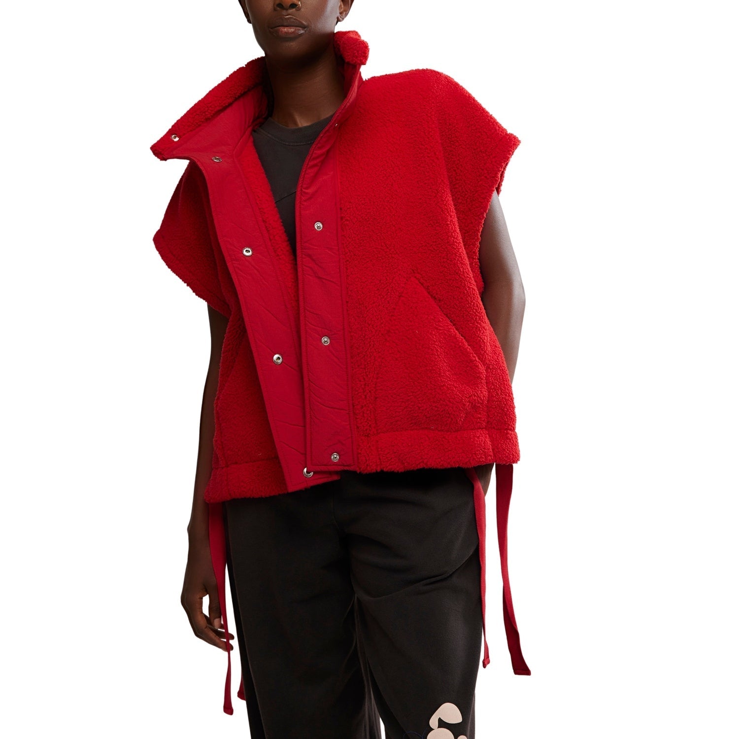 FP Movement 02. WOMENS APPAREL - WOMENS VEST - WOMENS VEST FLEECE Women's Scout It Out Fleece Vest 6600 CRANBERRY