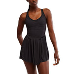 FP Movement 02. WOMENS APPAREL - WOMENS DRESS|SKIRT - WOMENS DRESS ACTIVE Women's Smockin Hot Dress 0010 BLACK