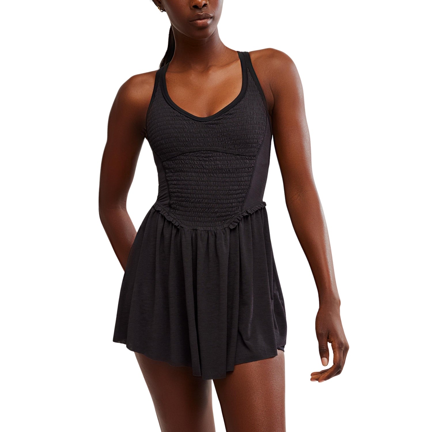 FP Movement 02. WOMENS APPAREL - WOMENS DRESS|SKIRT - WOMENS DRESS ACTIVE Women's Smockin Hot Dress 0010 BLACK